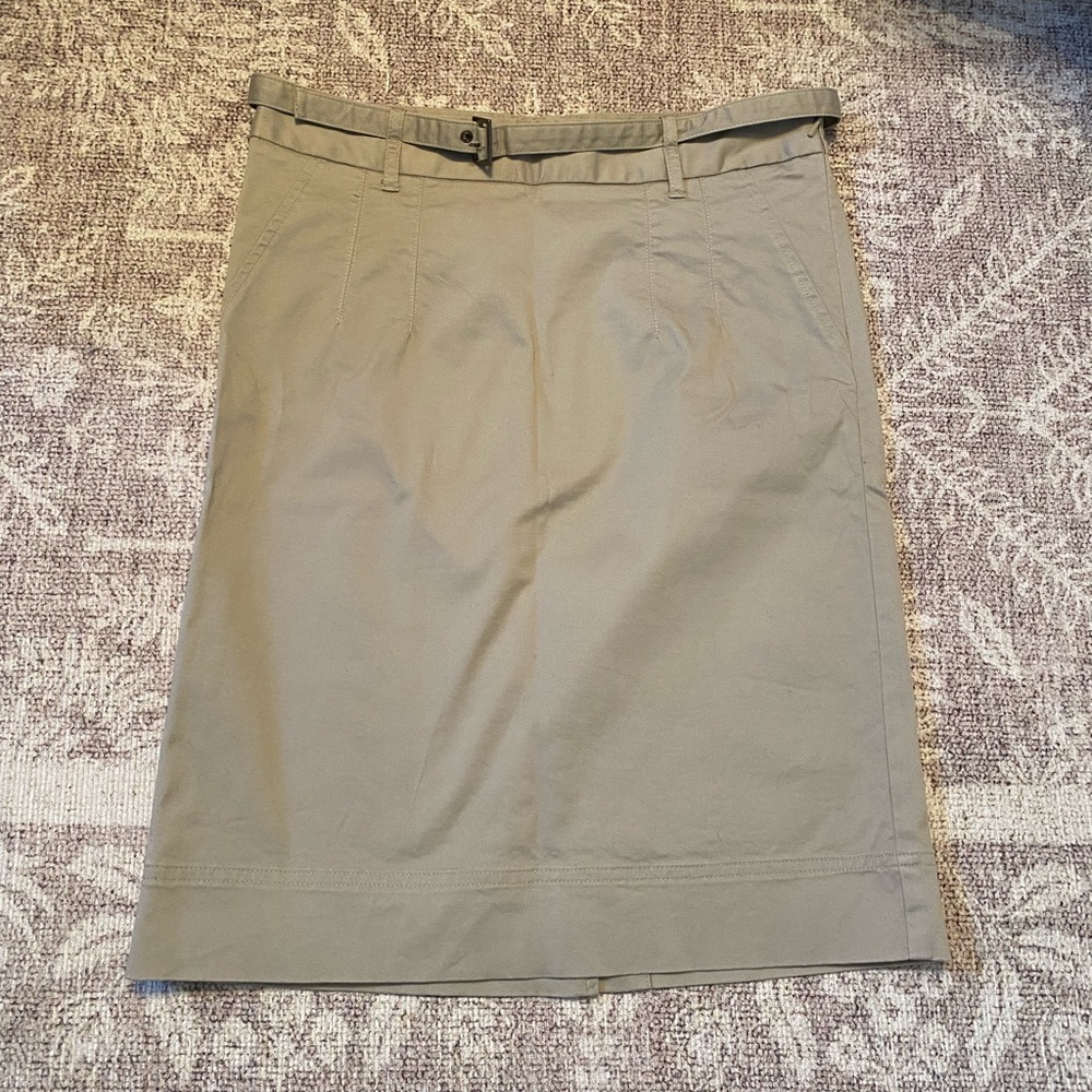 Jacob Khaki Pencil Skirt
